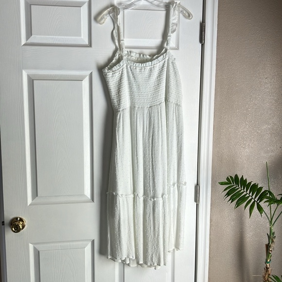 White, Maurices Xl smocked top sundress - Picture 5 of 7